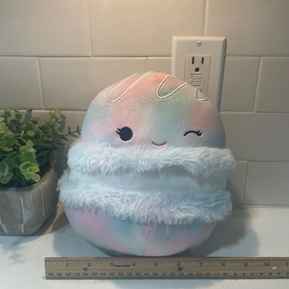 Squishmallows Lizma the Macaron Pastel Pillow 8 inch